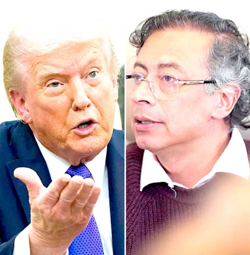 Trump y Petro siguen cruzando acusaciones