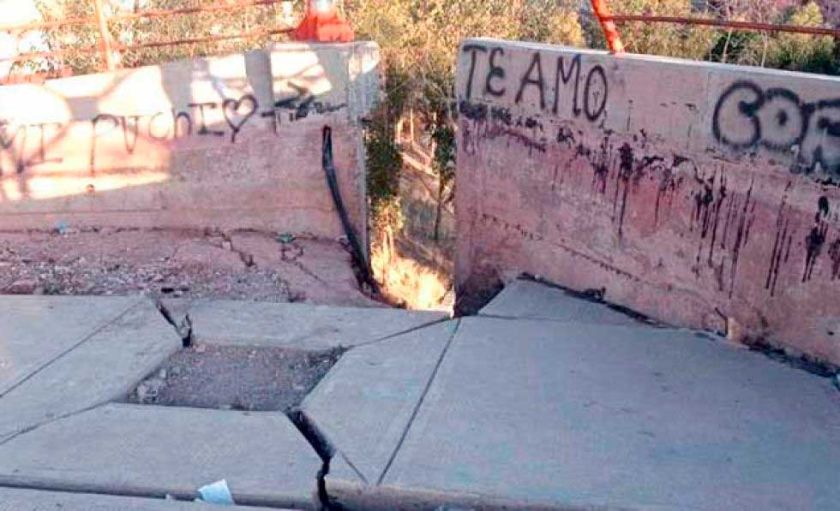 Empresa desiste de asumir costos de refacción del puente Nazaret