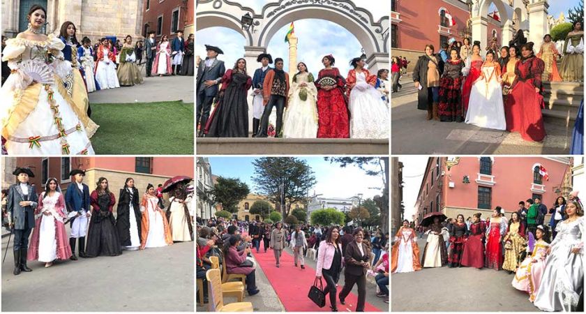 Desfile Virreinal mostró la elegancia del Potosí colonial