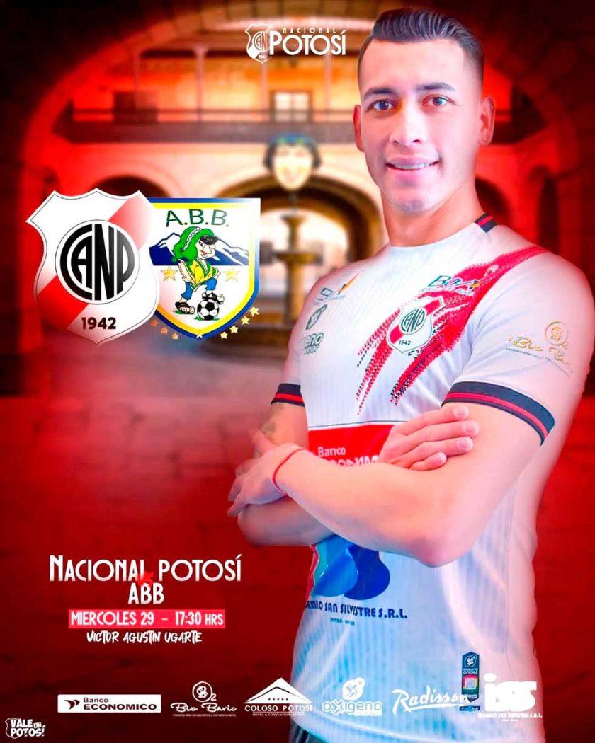 La entrada general para el cotejo de hoy costará Bs 20