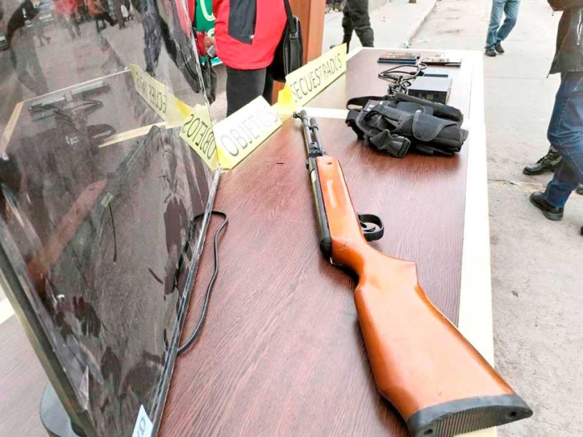 Asalto armado tipo comando  a un minero arroja un herido
