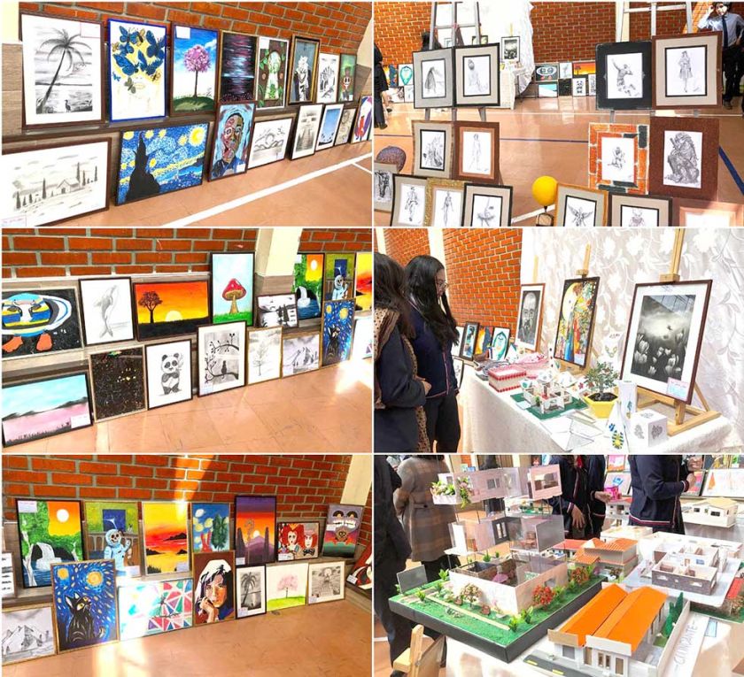 Exponen trabajos de Artes Plásticas