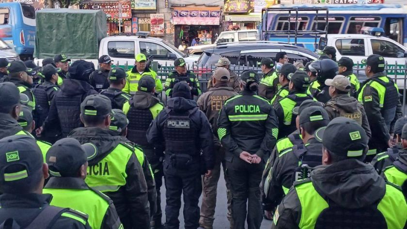 La Paz activa plan que implica control a comerciantes, vehículos y personas en situación de calle