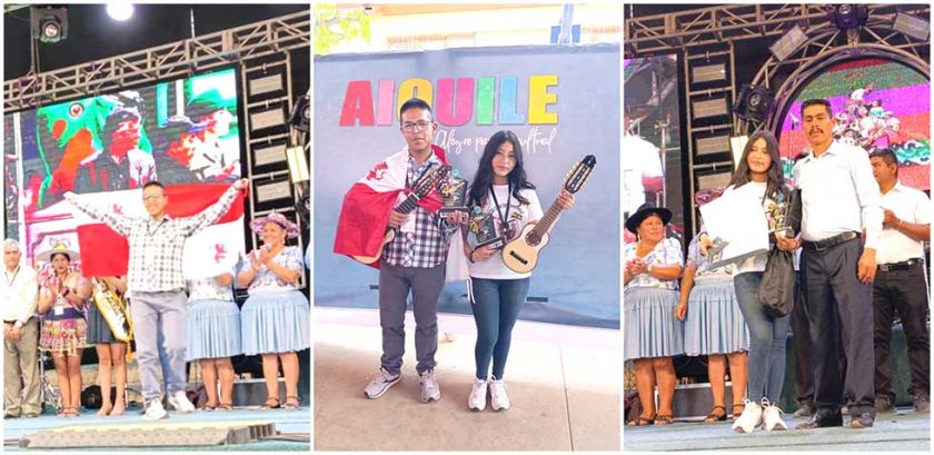 Potosí trae medallas de Aiquile donde fue el festival del Charango