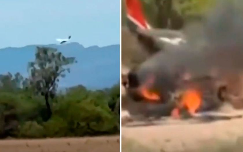 Narcoavioneta con matrícula boliviana se estrelló en Argentina