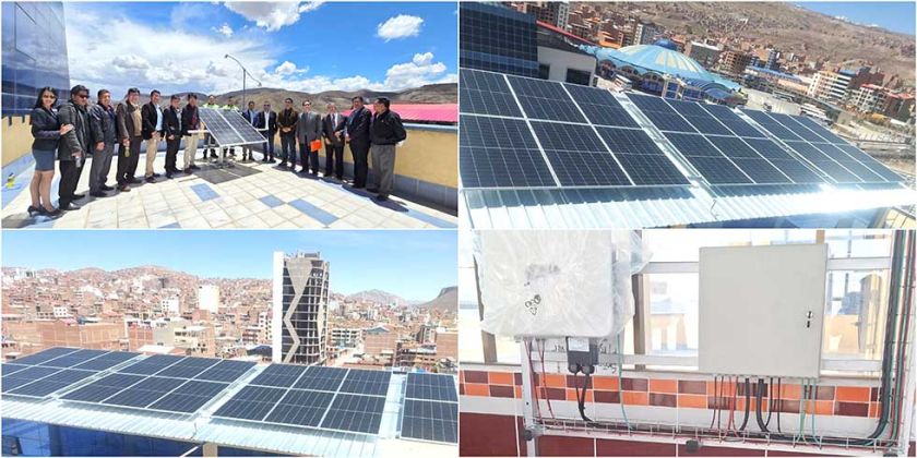UATF apunta a mejorar el uso de energía gracias a los paneles solares