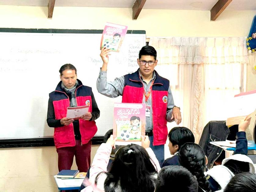 Defensoría continúa con talleres para prevenir la violencia en escuelas