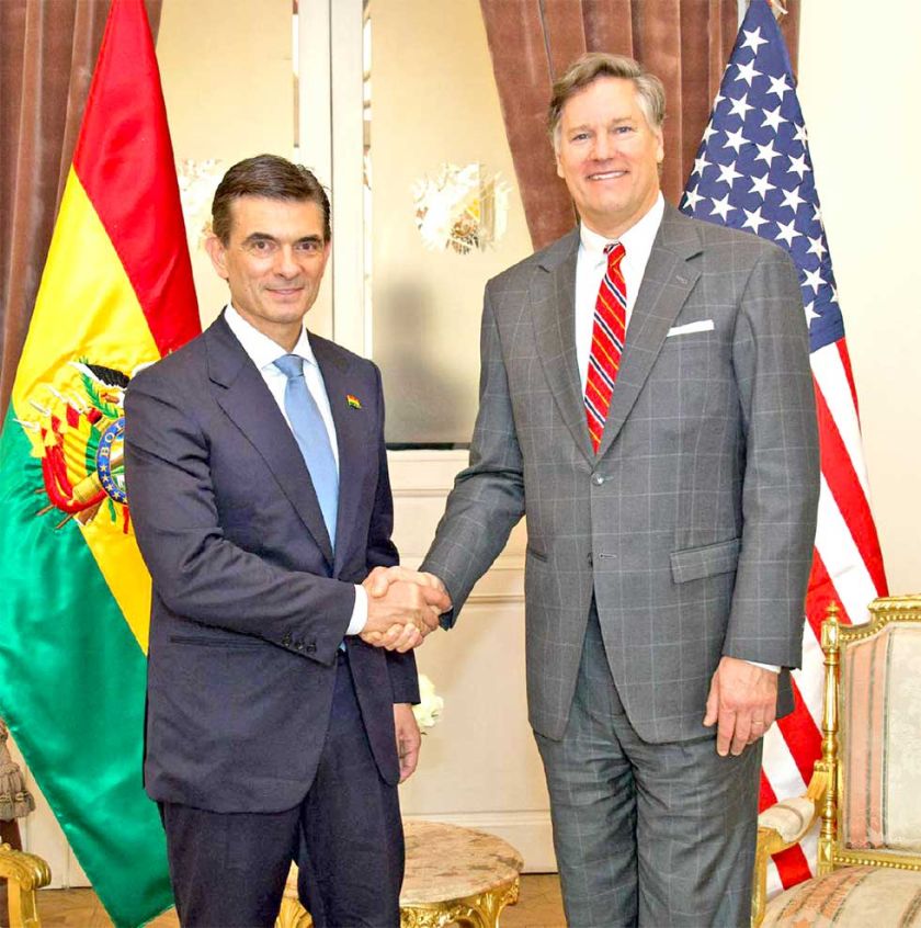 Bolivia y EEUU acuerdan agenda de cooperación