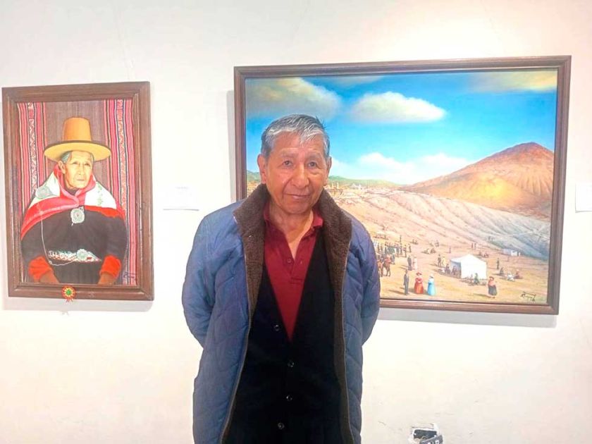Artista presenta muestra en honor al Bicentenario 