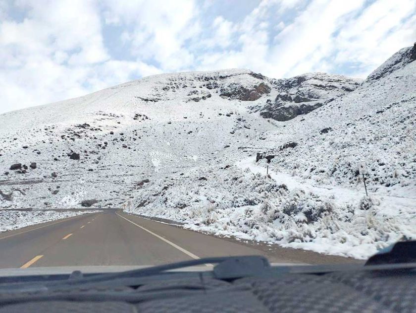 Potosí soportará la caída de nevadas a partir de hoy 