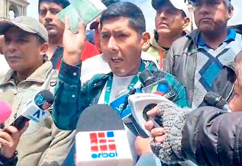 Los Yungas piden restituir  el Viceministerio de Coca