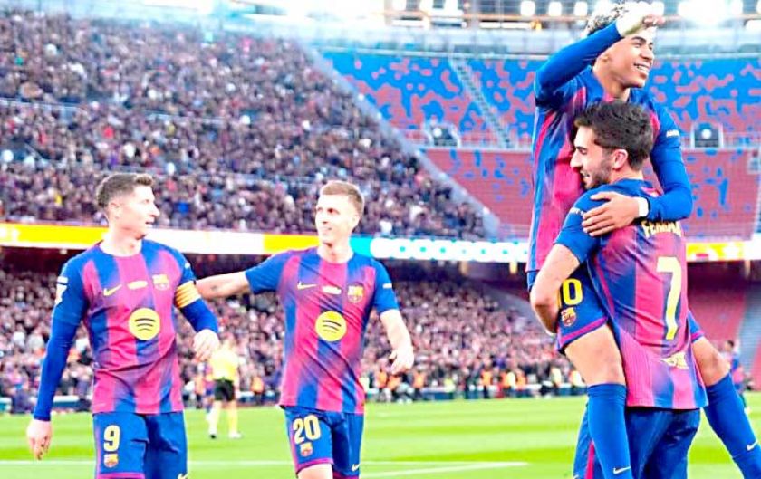 Barcelona vuelve a casa con una goleada soñada