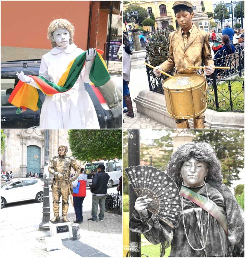 Potosí se  consolida  como sede de  las estatuas  vivientes