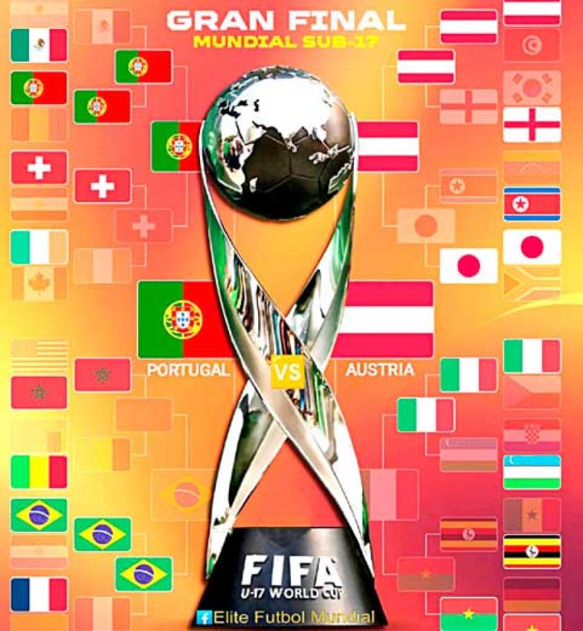Mundial Sub 17:  Portugal-Austria, una final inédita