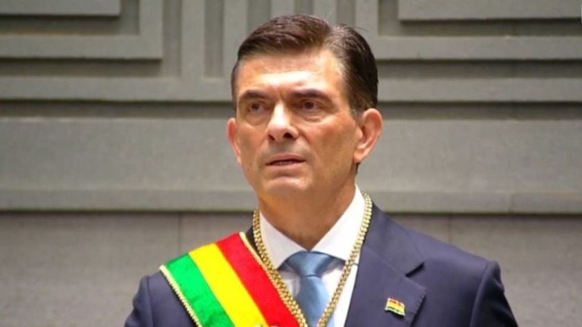 Rodrigo Paz cuestiona que obras del MAS hayan tenido tinte político
