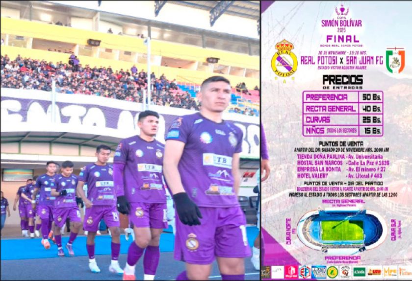 Real Potosí está obligado a ganar a San Juan en la primera final