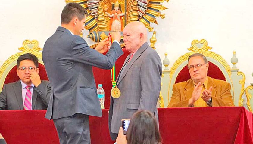 Hassenteufel es distinguido en Chuquisaca por su labor