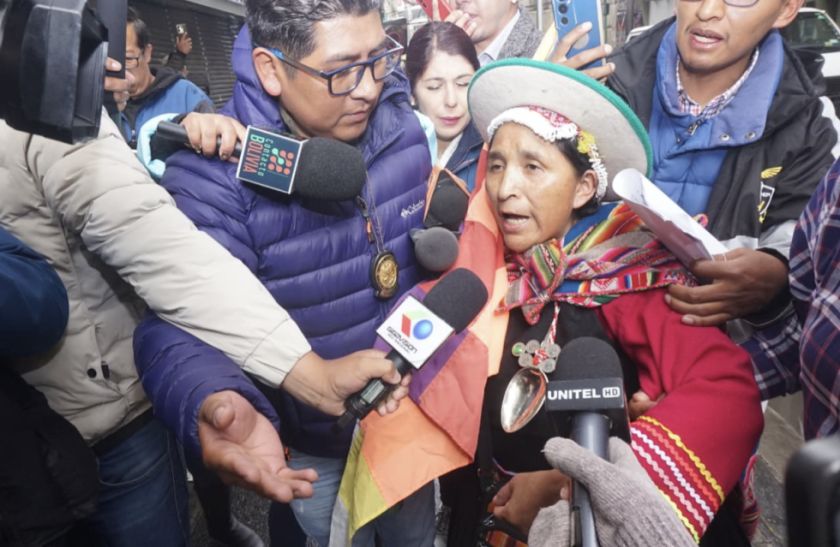 Aprehenden a Lidia Patty cuando acudía a declarar por el caso Fondo Indígena
