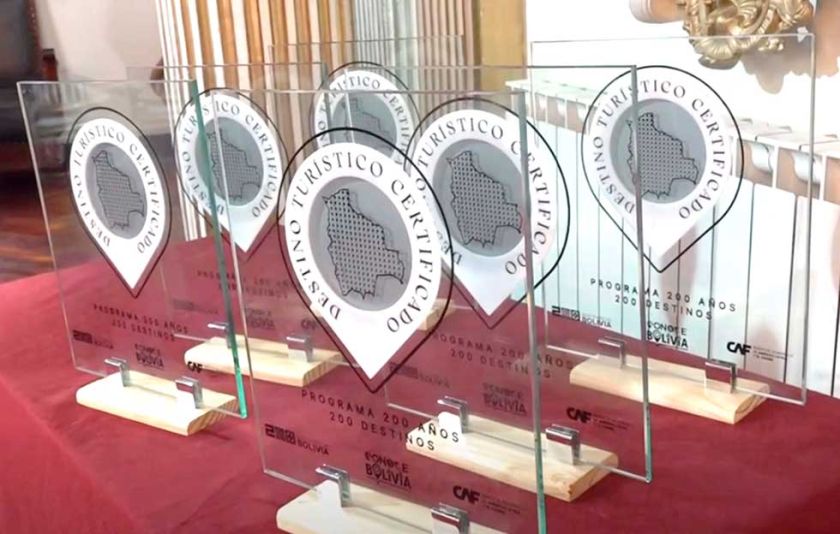Entregan certificaciones a regiones turísticas en Potosí