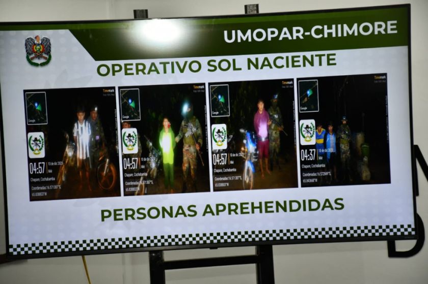 Emboscan a policías durante operativo antidroga en Villa Tunari, denuncia el Gobierno