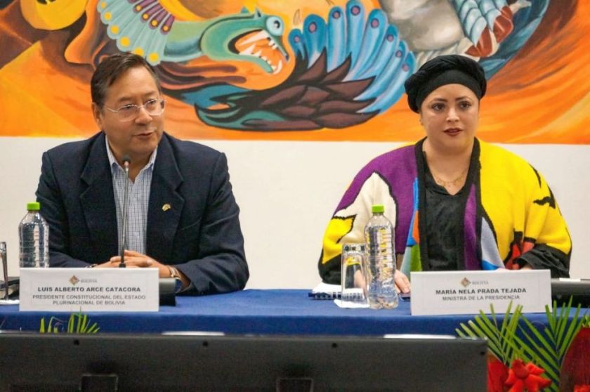 Exministra Prada denuncia “secuestro” del expresidente Luis Arce