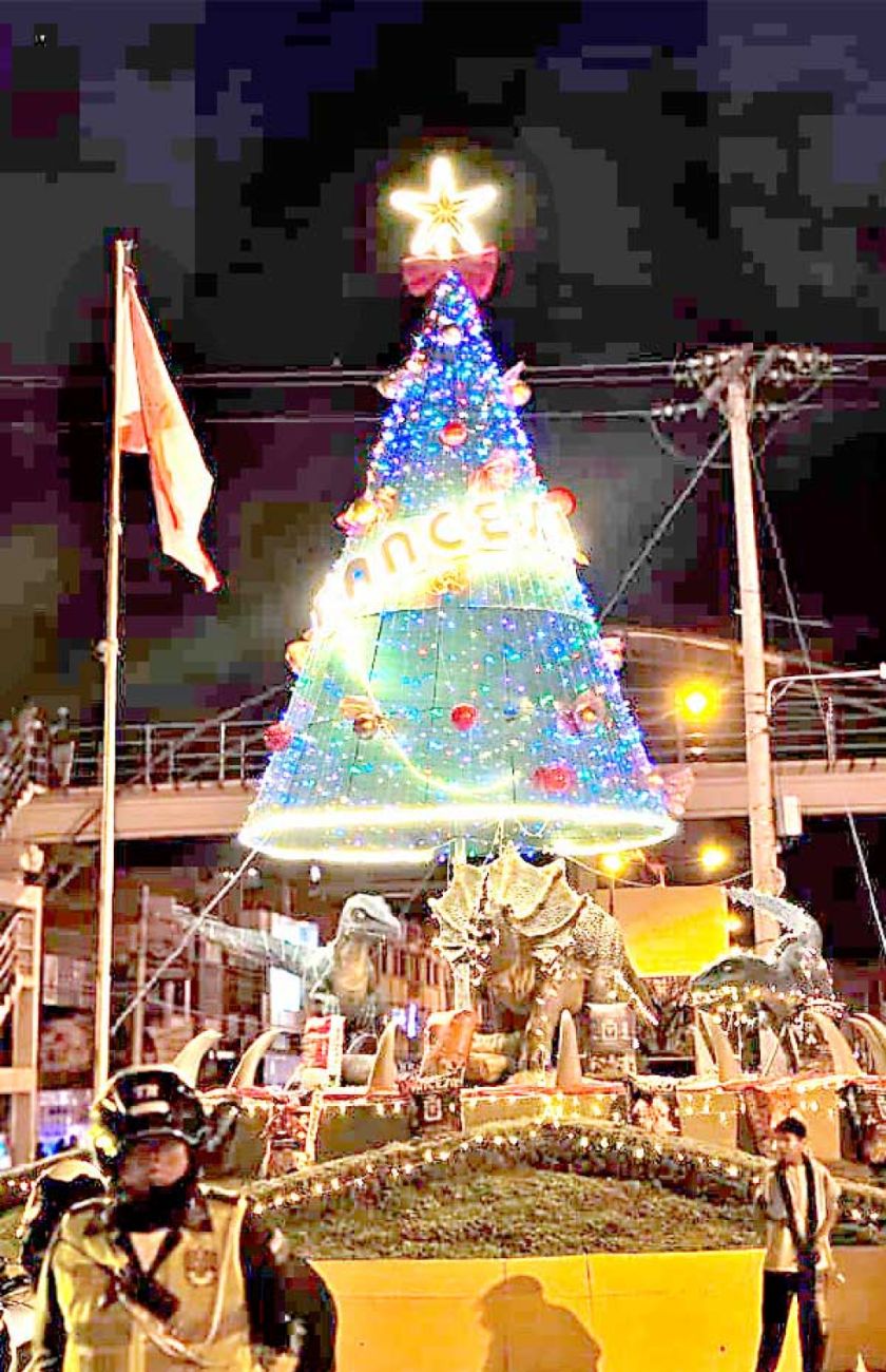 Fancesa enciende su árbol navideño