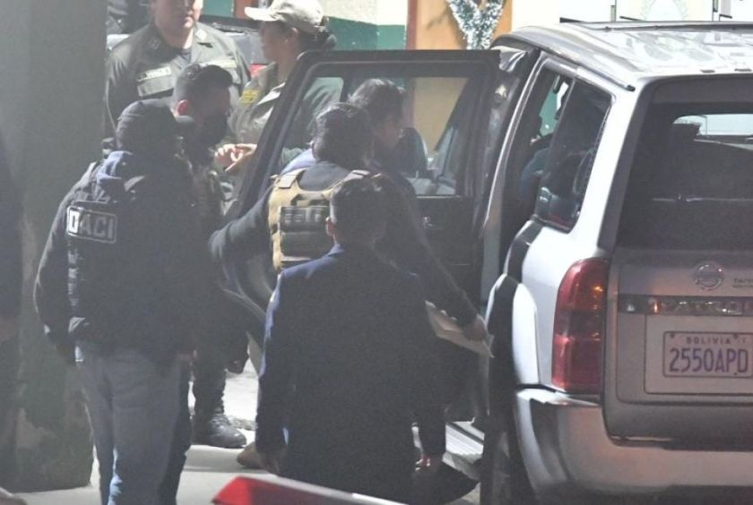 Luis Arce ya está en la cárcel de San Pedro para cumplir detención preventiva