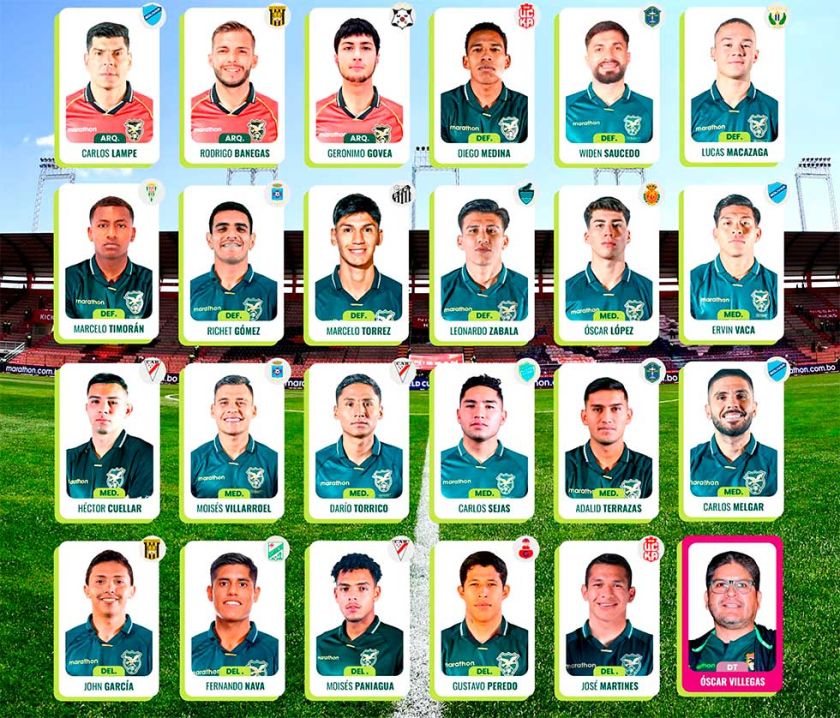 Una selección local con ocho “refuerzos”
