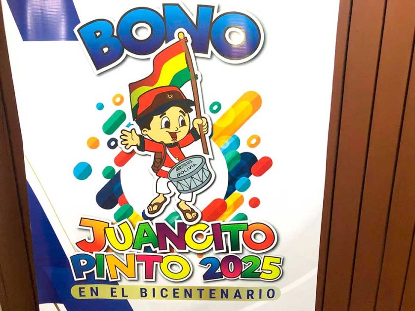 Bono Juancito Pinto llegó al 99 por ciento