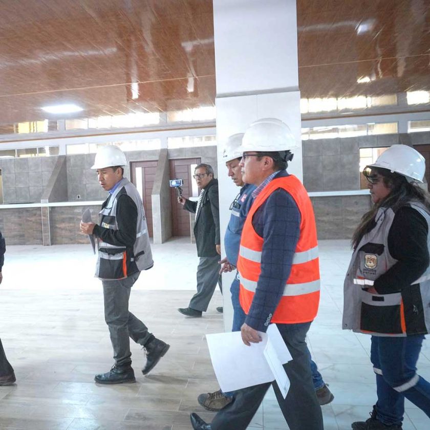 Las obras del mercado Chuquimia tienen un avance del 98 por ciento