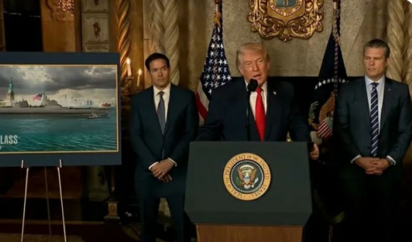 Trump ordena la construcción de dos nuevos buques de guerra con su nombre
