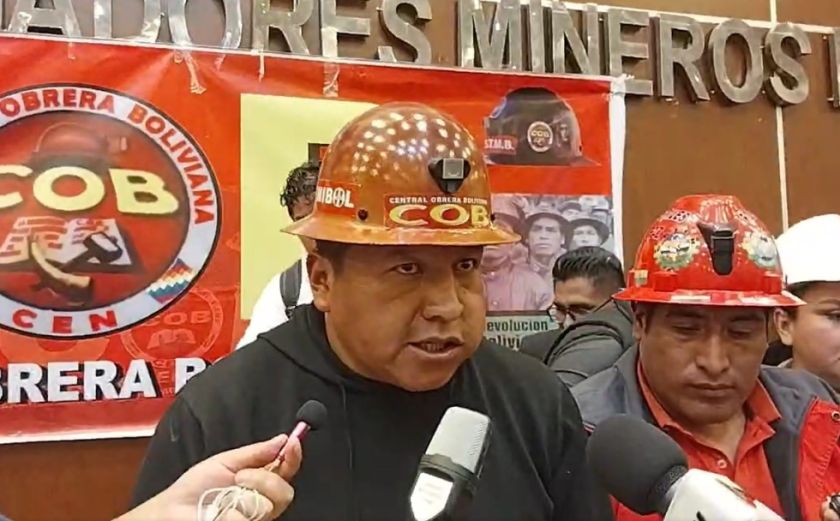 La COB acepta dialogar con el Gobierno por el decreto 5503, pero no levantará movilizaciones