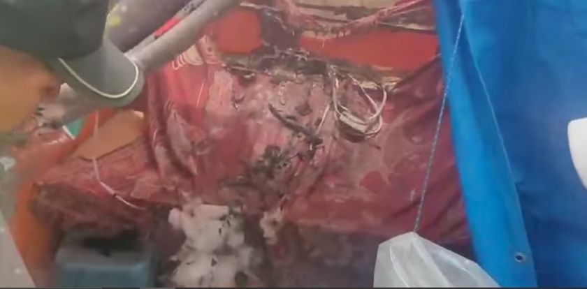 En feria navideña logran controlar incendio que podía pasar a mayores