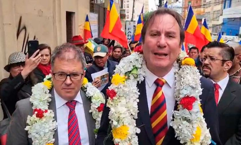 Alianza Somos La Paz, postula a Ellefsen para gobernador y Roca como alcalde de La paz