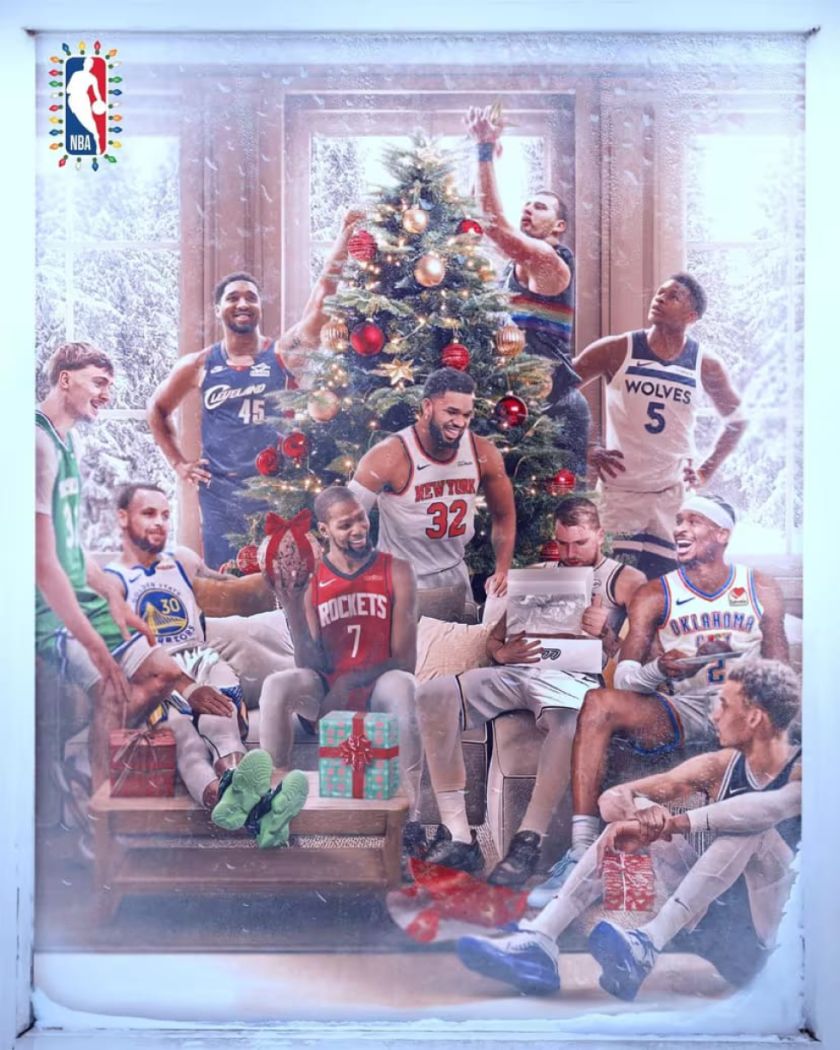 La NBA también celebra Navidad los 5 partidos del 25 de diciembre en ESPN