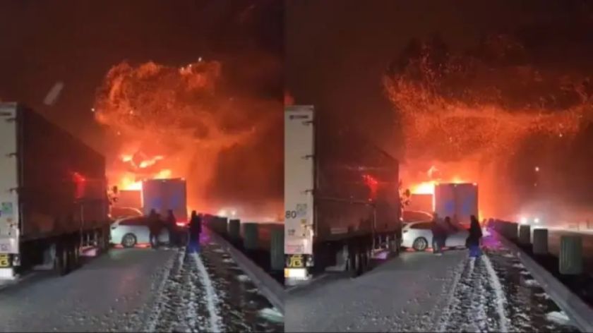 Accidente múltiple en Japón mas de 50 vehículos afectados en una carretera al noroeste de Tokio