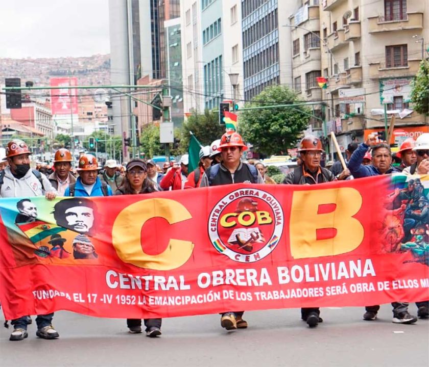 La COB decide mantener sus medidas de protesta