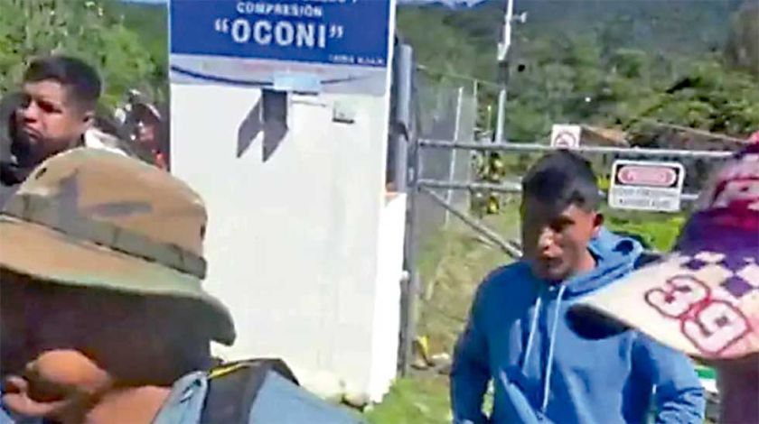 Toman planta de Oconi  y paralizan operaciones