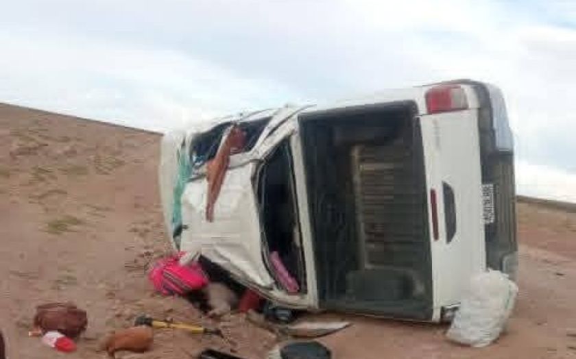 Potosí: Dos menores sobreviven milagrosamente en accidente