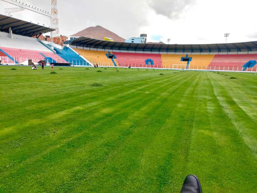 El “Víctor Agustín Ugarte” está listo para recibir a Botafogo
