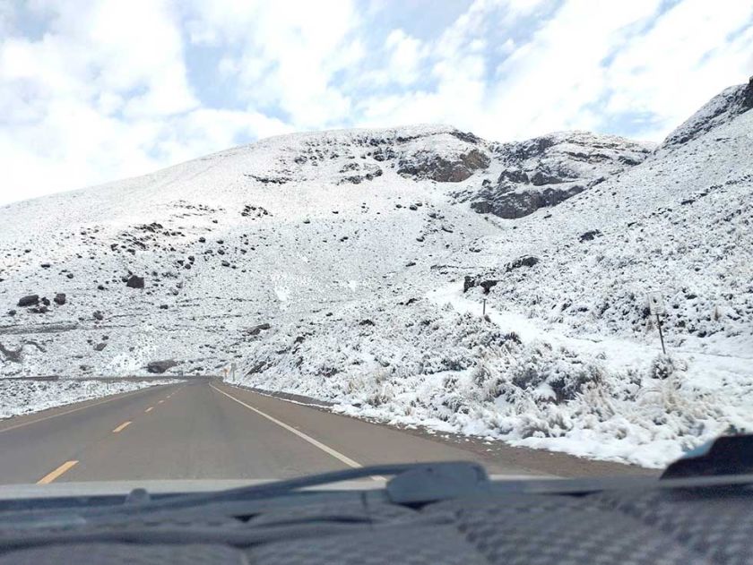 Senamhi alerta probabilidad de nevada en esta semana
