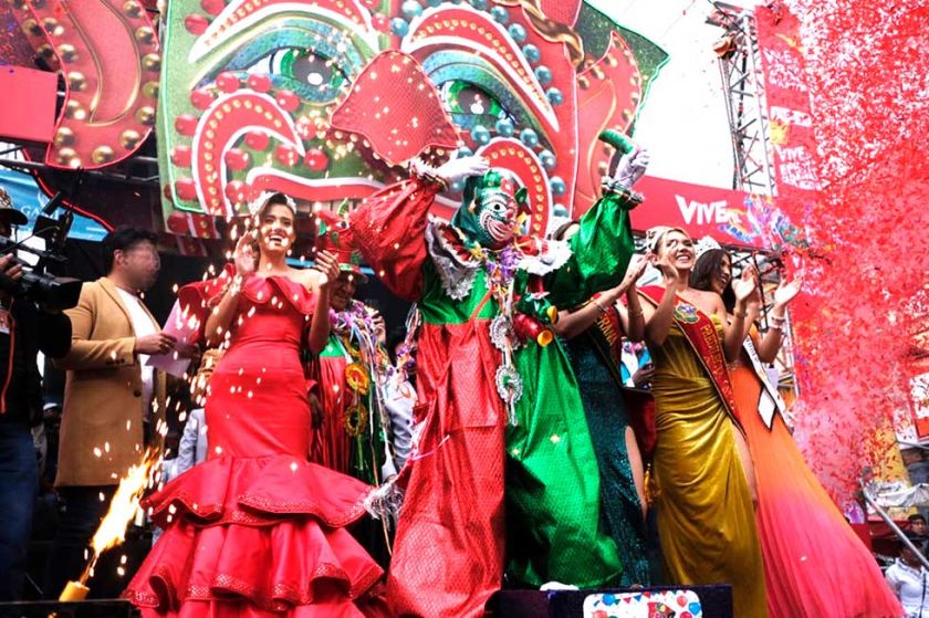 El Pepino protaginiza inicio del Carnaval en La Paz