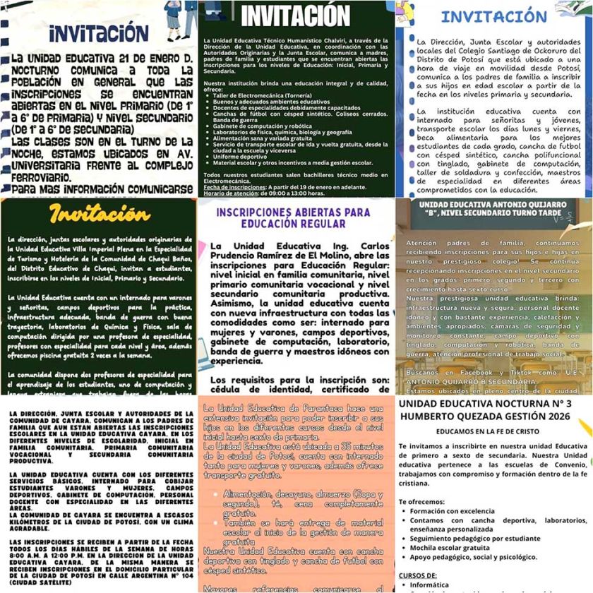 Unidades educativas rurales aún están en busca de estudiantado