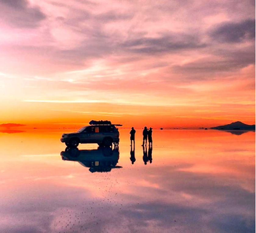 Cada día, el Salar de Uyuni recibe entre 1.500 a 2.000 turistas