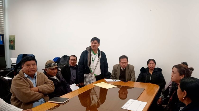 Pueblos Indígenas de La Paz reivindican ante el Gobierno su derecho a tierra y territorio