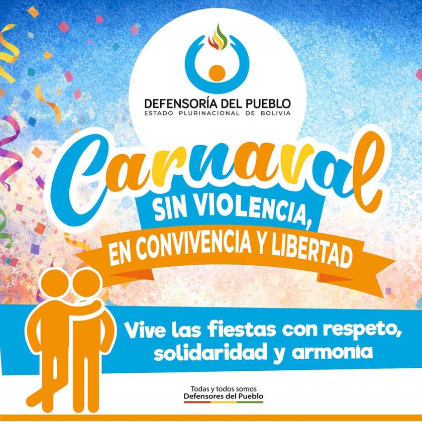 Instan a denunciar hechos de violencia en carnaval
