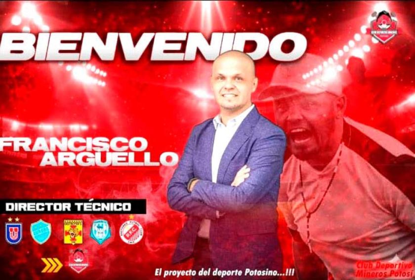 El técnico Francisco Arguello asume el mando de Minero en lugar de Dailer Gutiérrez