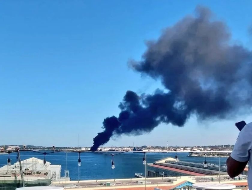 Logran controlar el incendio de gran magnitud en una refinería en Cuba