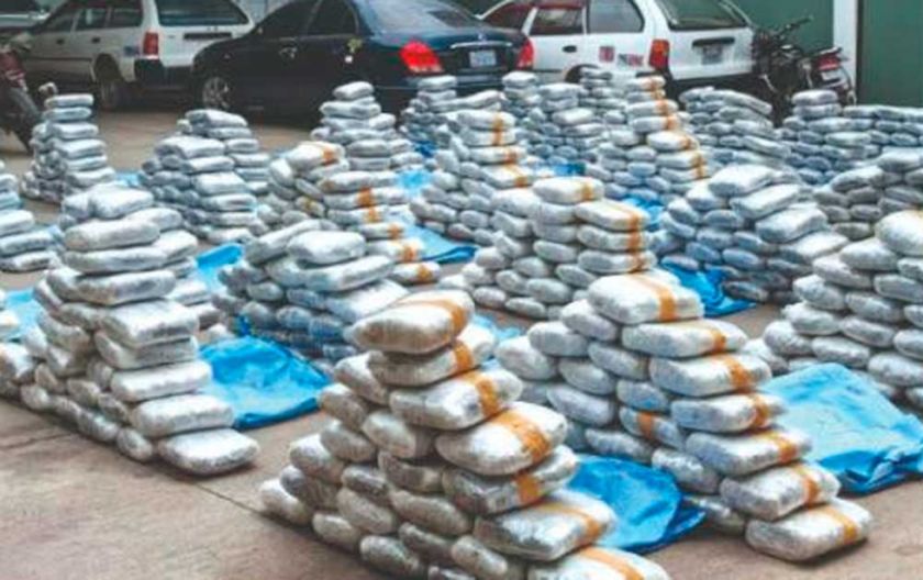 El olor delató a ciudadano: Indagan cómo una tonelada de marihuana estaba en una casa en Cochabamba