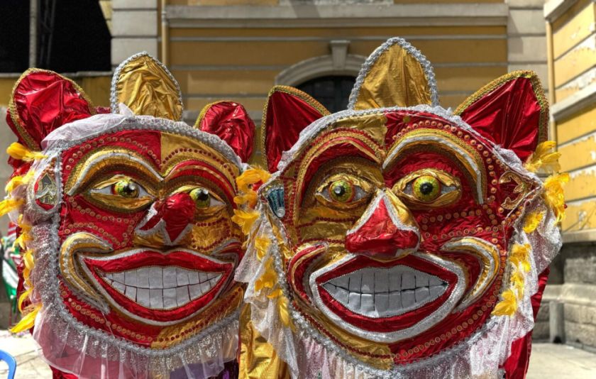 Farándula de Pepinos reivindicó al personaje icónico del carnaval paceño
